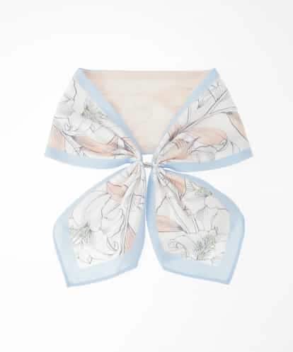 OZ3FD06034 eur3 【接触冷感】フラワープリントマグネットスカーフ