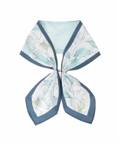 OZ3FD06034 eur3 【接触冷感】フラワープリントマグネットスカーフ