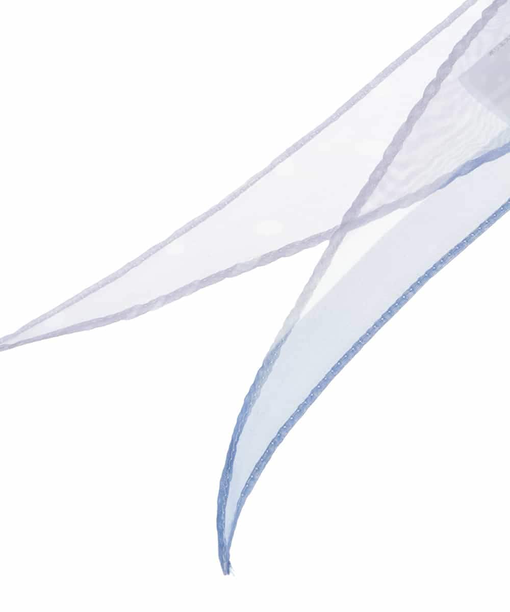 OZ3FS05035 eur3(エウルキューブ) シアードットアクセントスカーフ ラベンダー(60)