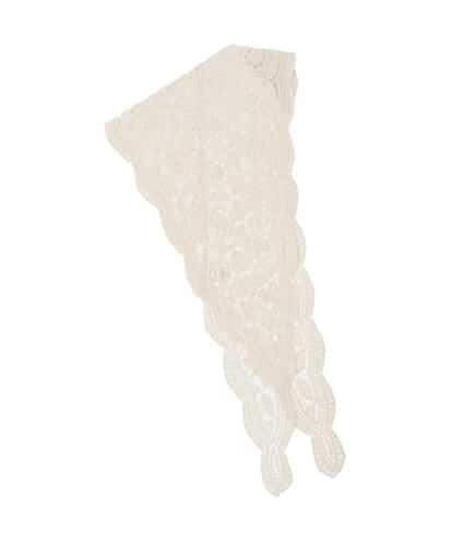 OZ3JD08039 eur3 コットンレース三角スカーフ