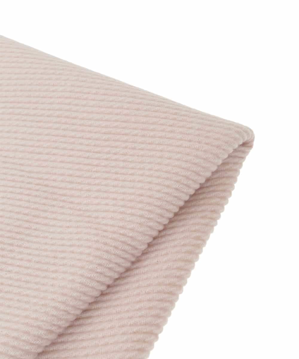 OZ3LA09049 eur3(エウルキューブ) フリンジニットマフラー ピンク