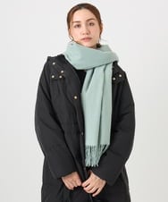 OZ3LA10039 eur3(エウルキューブ) カシミヤタッチストール ライトグリーン