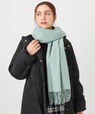 OZ3LA10039 eur3(エウルキューブ) カシミヤタッチストール ライトグリーン
