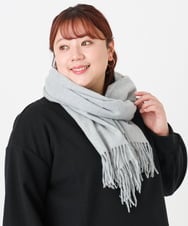 OZ3LA10039 eur3(エウルキューブ) カシミヤタッチストール グレー