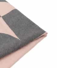 OZ3LA12054 eur3(エウルキューブ) モダン柄ストール ピンク