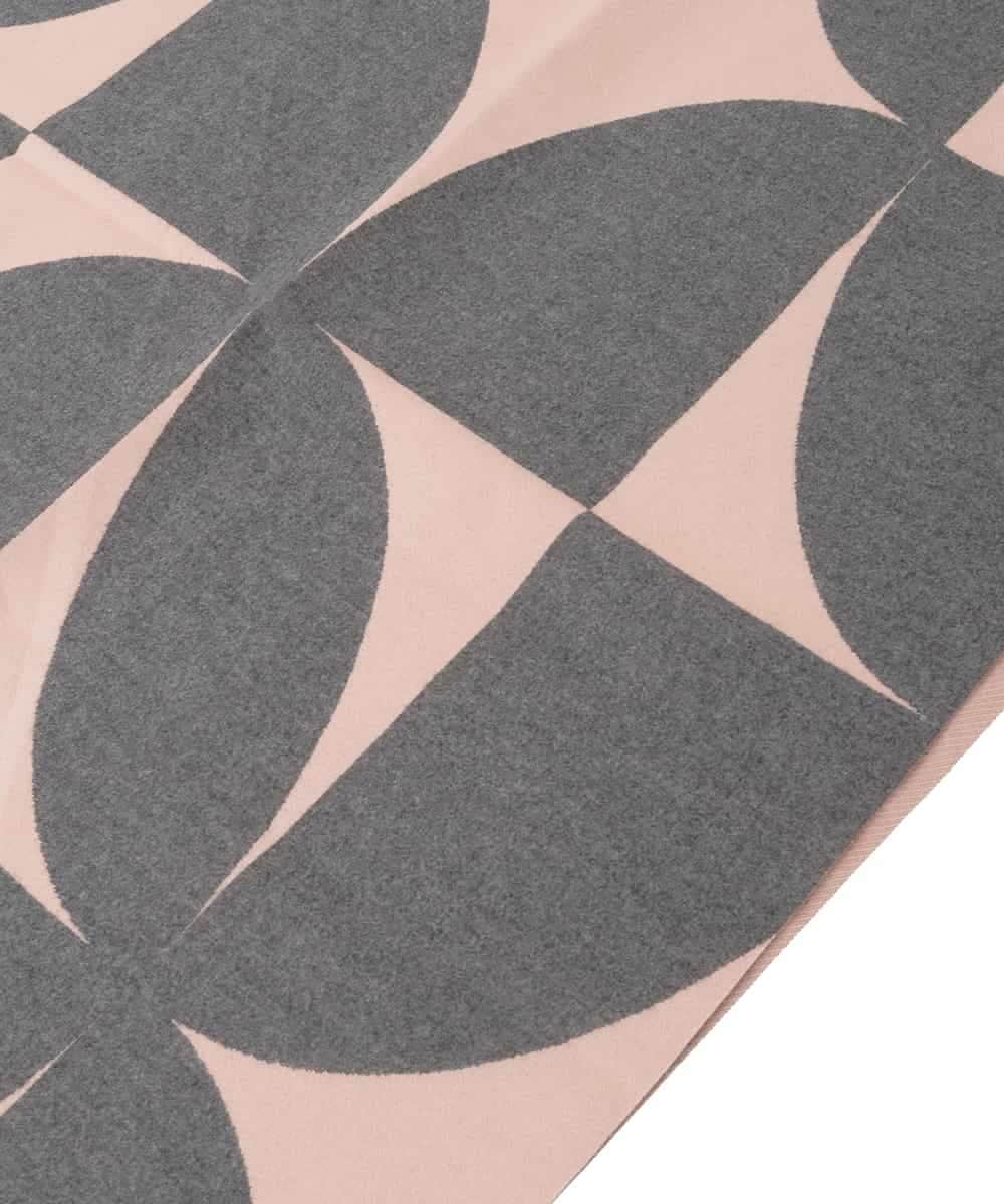 OZ3LA12054 eur3(エウルキューブ) モダン柄ストール ピンク