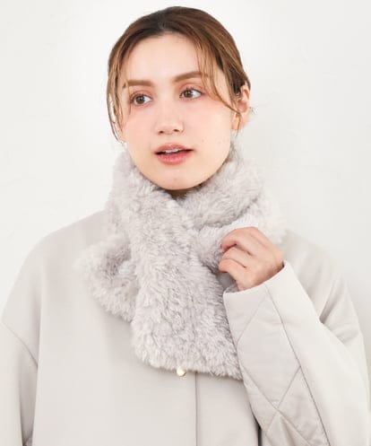 OZ3LD15039 eur3 ボリュームフェイクファーティペット