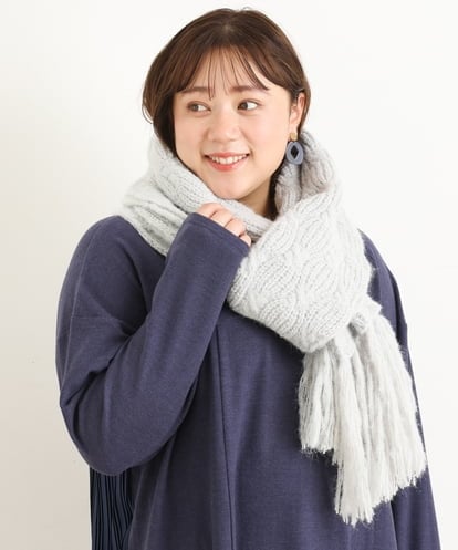 OZ3LP14050 eur3 ケーブル編みマフラー