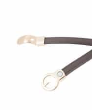 OZ4BD06039 eur3(エウルキューブ) デザインスライドベルト ブラウン