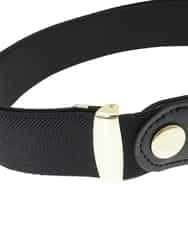 OZ4FD03034 eur3(エウルキューブ) プレーンスナップゴムベルト ブラック