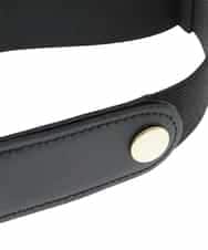 OZ4FD03034 eur3(エウルキューブ) プレーンスナップゴムベルト ブラック