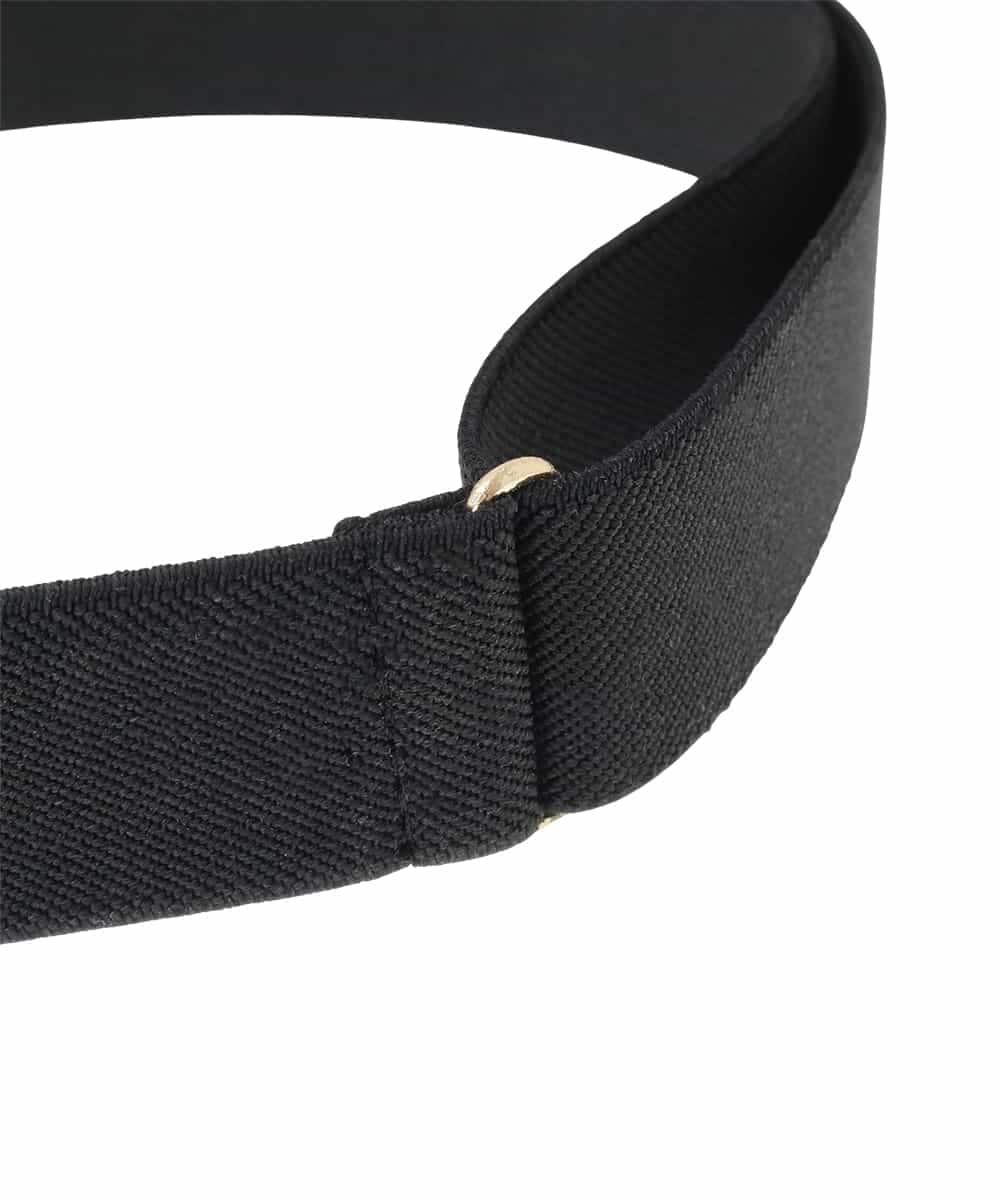 OZ4FD03034 eur3(エウルキューブ) プレーンスナップゴムベルト ブラック