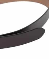 OZ4KA05054 eur3(エウルキューブ) デザインバックルベルト ダークブラウン(87)
