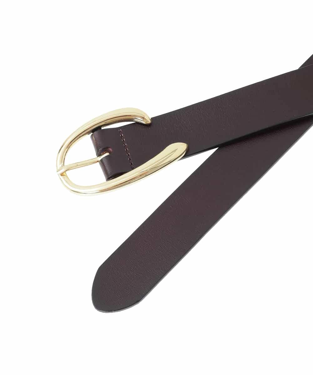 OZ4KA05054 eur3(エウルキューブ) デザインバックルベルト ダークブラウン(87)