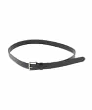 OZ4LD04054 eur3(エウルキューブ) 牛革スクエアバックルベルト ブラック
