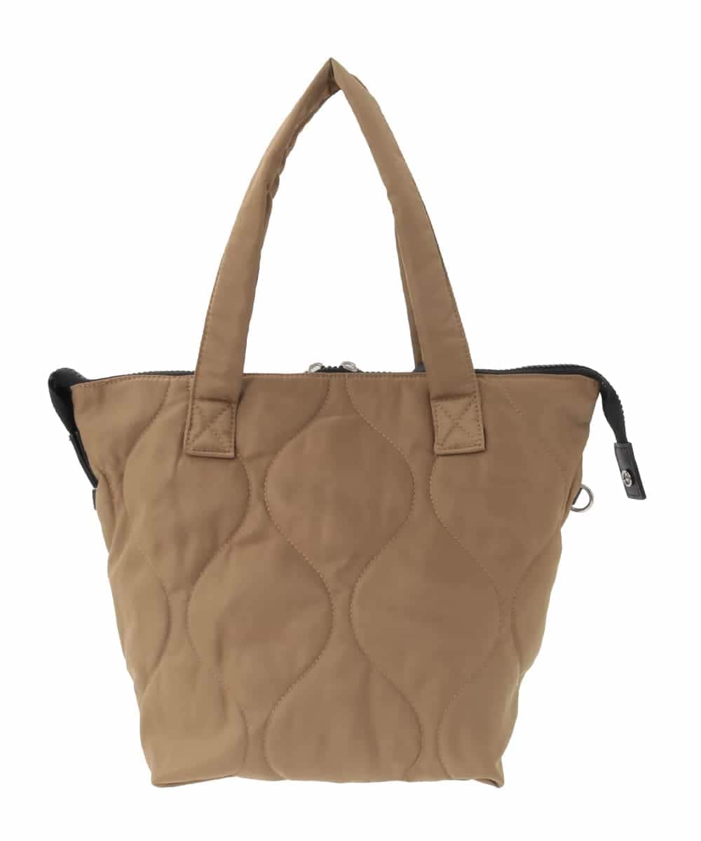 OZ5AD26079 eur3(エウルキューブ) 【マルチWAY】キルティングフラットバッグ ベージュ