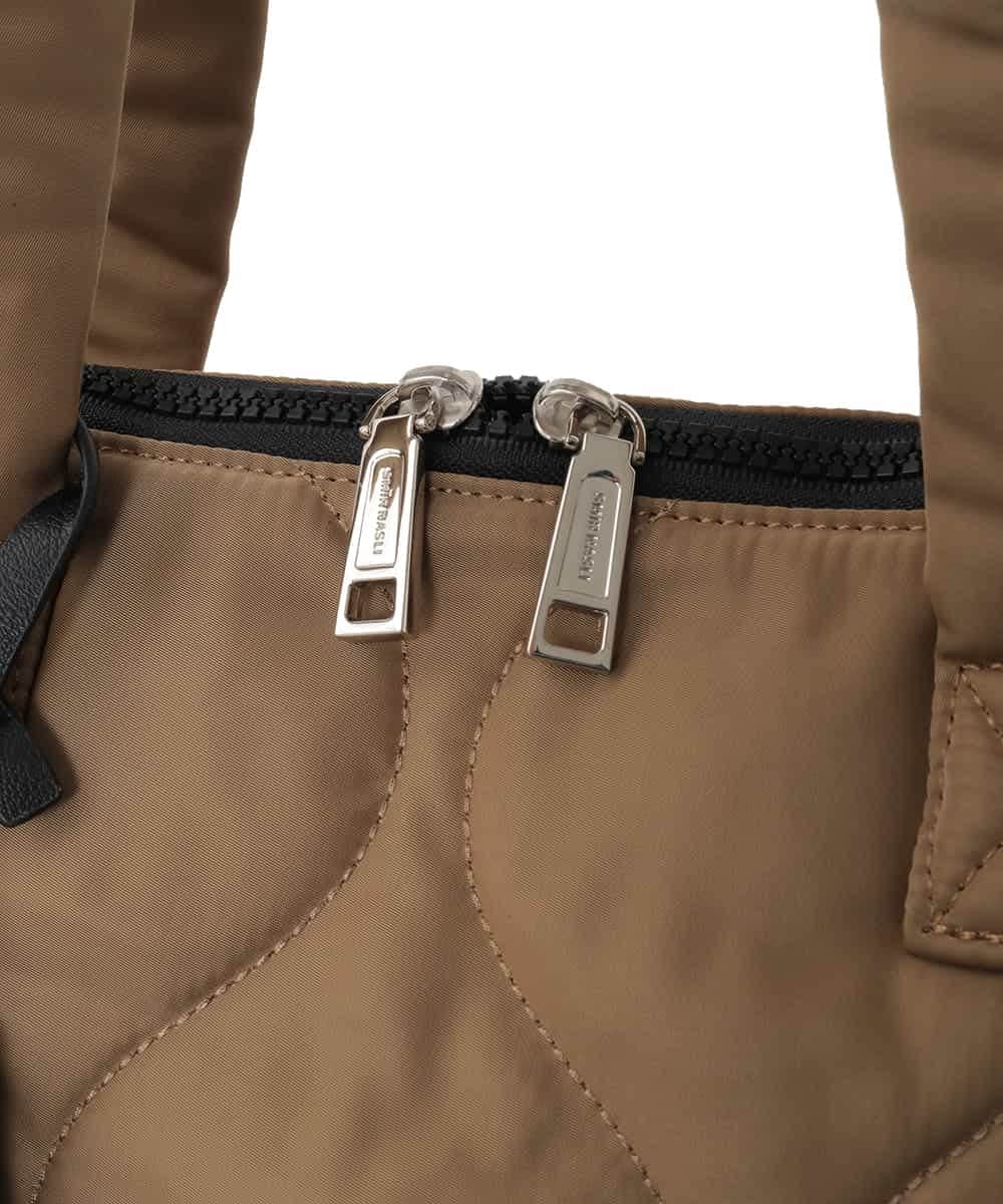 OZ5AD26079 eur3(エウルキューブ) 【マルチWAY】キルティングフラットバッグ ベージュ