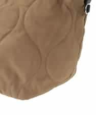 OZ5AD26079 eur3(エウルキューブ) 【マルチWAY】キルティングフラットバッグ ベージュ