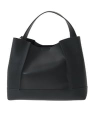 OZ5AD27079 eur3(エウルキューブ) 【2WAY】切り替えデザインフェイクレザーハンドバッグ グレージュ