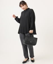 OZ5AD28089 eur3(エウルキューブ) 【2WAY】フェイクレザースクエアデザインバッグ ブラウン