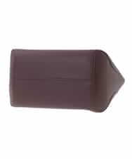 OZ5AD28089 eur3(エウルキューブ) 【2WAY】フェイクレザースクエアデザインバッグ ブラウン