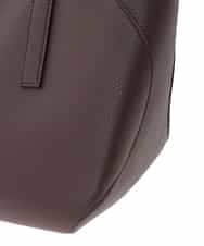 OZ5AD28089 eur3(エウルキューブ) 【2WAY】フェイクレザースクエアデザインバッグ ブラウン