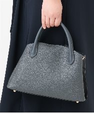 OZ5BD29089 eur3(エウルキューブ) 【2WAY】レザー調コンパクトトートバッグ グレー