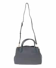 OZ5BD29089 eur3(エウルキューブ) 【2WAY】レザー調コンパクトトートバッグ グレー