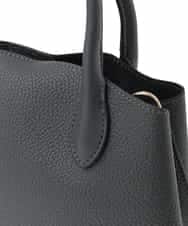 OZ5BD29089 eur3(エウルキューブ) 【2WAY】レザー調コンパクトトートバッグ グレー