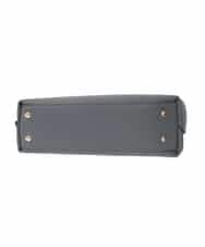 OZ5BD29089 eur3(エウルキューブ) 【2WAY】レザー調コンパクトトートバッグ グレー