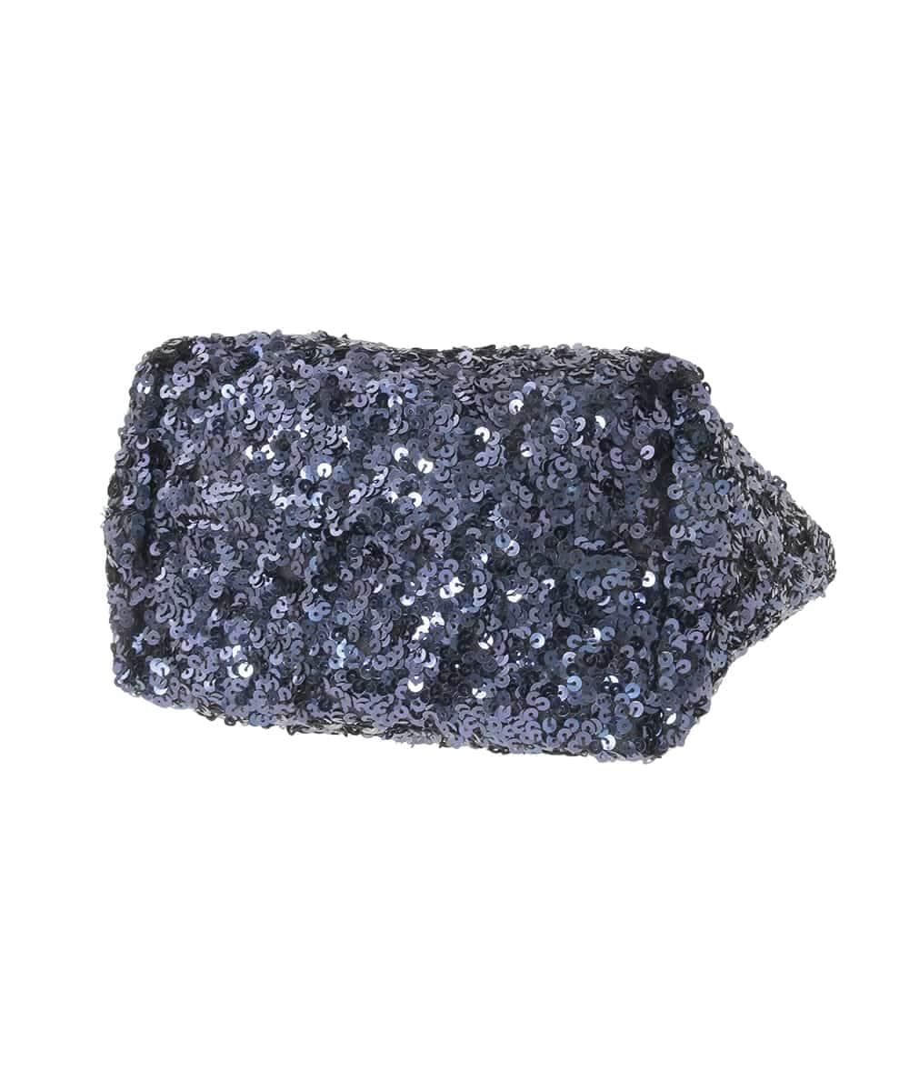 OZ5BD30054 eur3(エウルキューブ) 【2WAY】スパンコールミニトートバッグ ネイビー