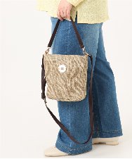 OZ5DD02079 eur3(エウルキューブ) ゼブラ箔デザイントートバッグ ベージュ