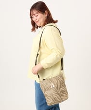 OZ5DD02079 eur3(エウルキューブ) ゼブラ箔デザイントートバッグ ベージュ