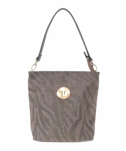 OZ5DD02079 eur3 ゼブラ箔デザイントートバッグ