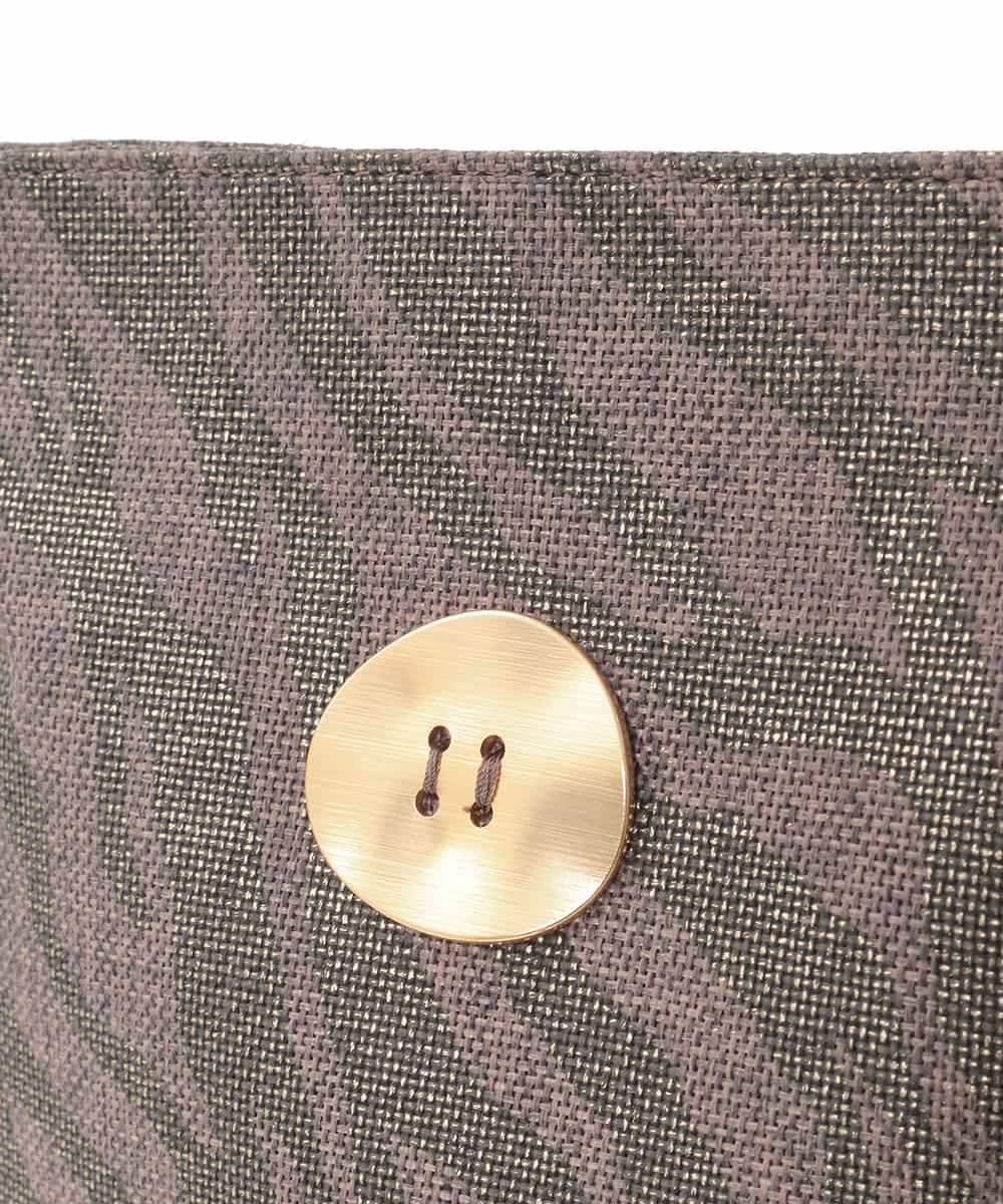 OZ5DD02079 eur3(エウルキューブ) ゼブラ箔デザイントートバッグ ブラウン