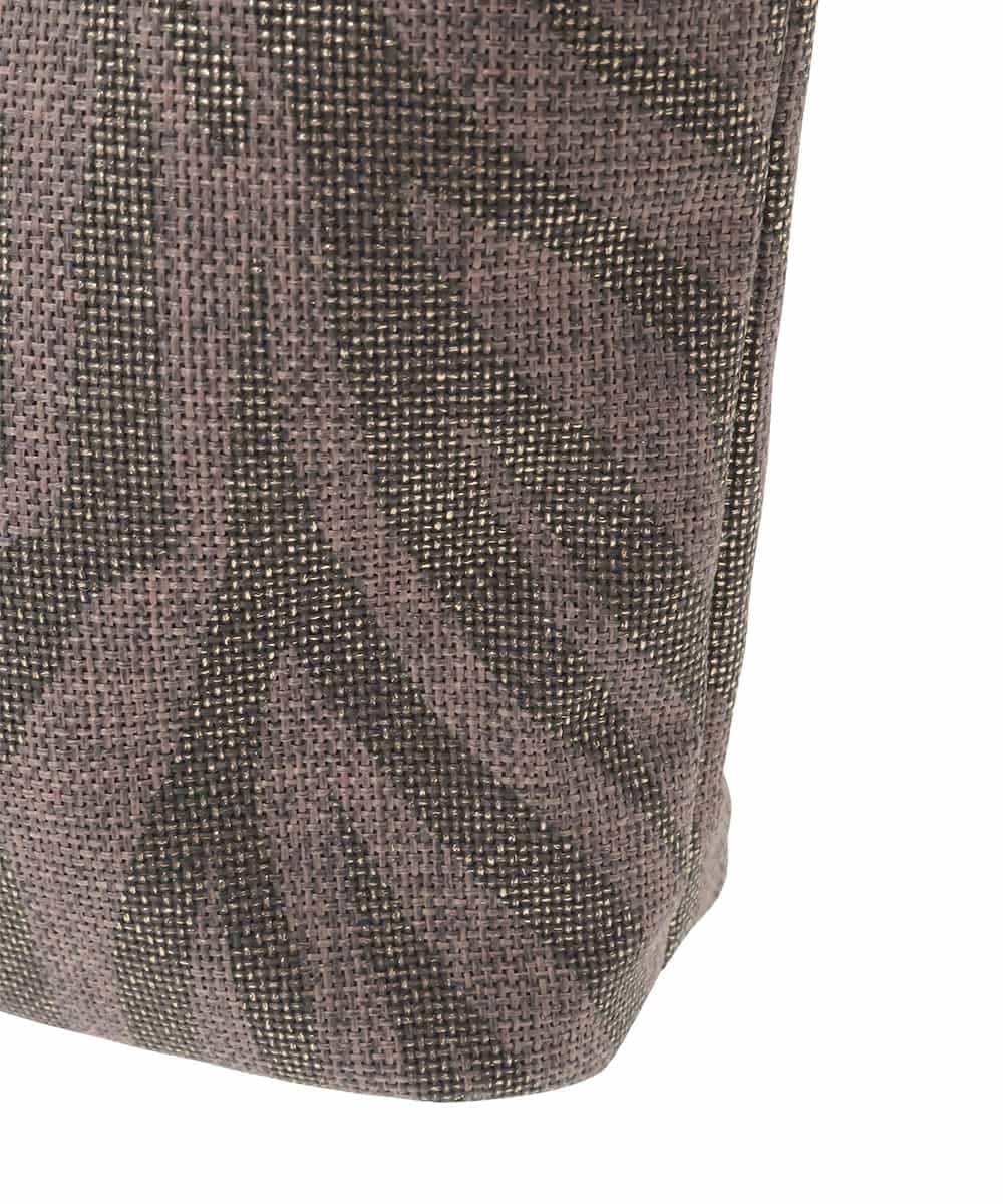 OZ5DD02079 eur3(エウルキューブ) ゼブラ箔デザイントートバッグ ブラウン