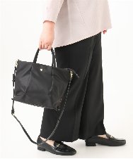 OZ5DD51049 eur3(エウルキューブ) 【撥水】肩楽ナイロン2WAYバッグ ブラック