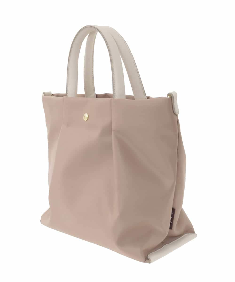 OZ5DD51049 eur3(エウルキューブ) 【撥水】肩楽ナイロン2WAYバッグ ベージュ