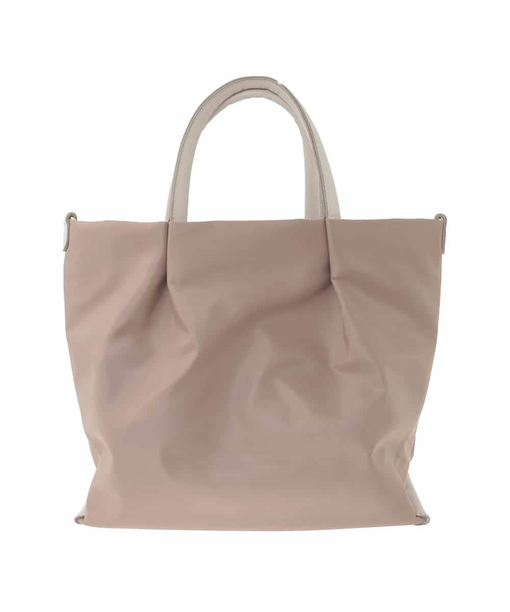 OZ5DD51049 eur3(エウルキューブ) 【撥水】肩楽ナイロン2WAYバッグ ベージュ