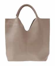 OZ5DS02070 eur3(エウルキューブ) フェイクレザービッグトートバッグ ベージュ(82)