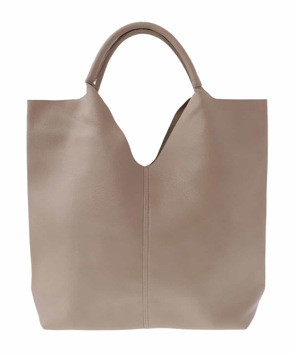 OZ5DS02070 eur3(エウルキューブ) フェイクレザービッグトートバッグ ベージュ(82)