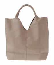 OZ5DS02070 eur3(エウルキューブ) フェイクレザービッグトートバッグ ベージュ(82)