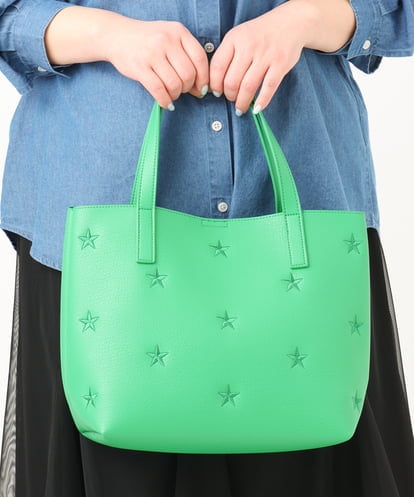 OZ5EA04064 eur3 星柄刺繍トートバッグ