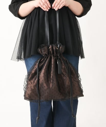 OZ5EV04079 eur3 シフォンレイヤードデザインバッグ