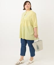 OZ5FA07069 eur3(エウルキューブ) タッセル付きバイカラーカゴバッグ シルバー(96)