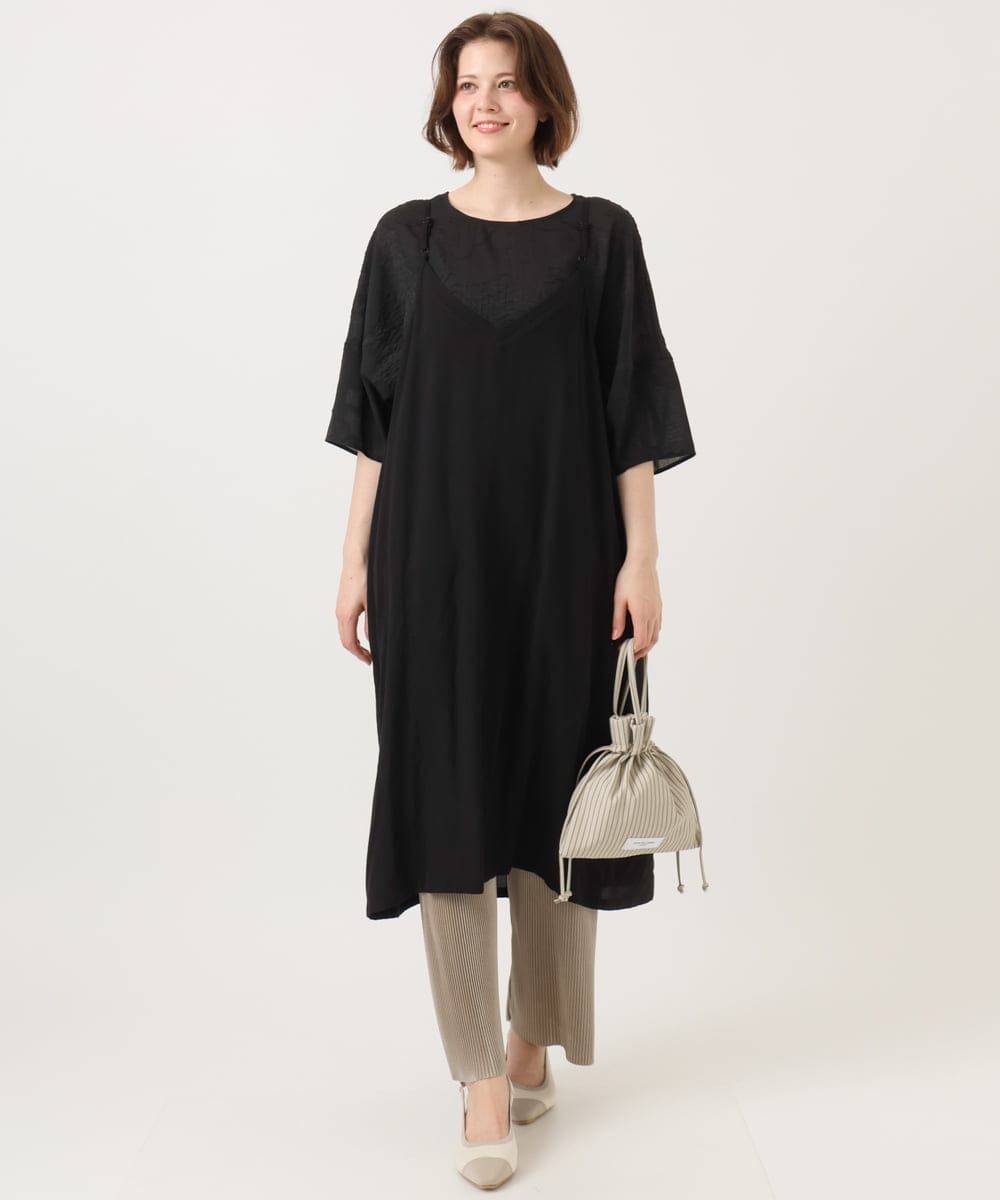 OZ5GD08029 eur3(エウルキューブ) フェイクレザー巾着ミニバッグ アイボリー
