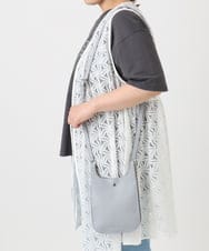 OZ5HA11039 eur3(エウルキューブ) コンパクトデザインショルダーバッグ ライトグレー(91)