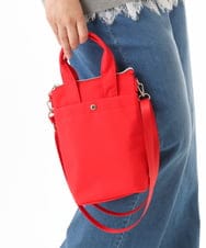 OZ5HD09039 eur3(エウルキューブ) 【2WAY/保冷/撥水】カジュアルミニトートバッグ レッド