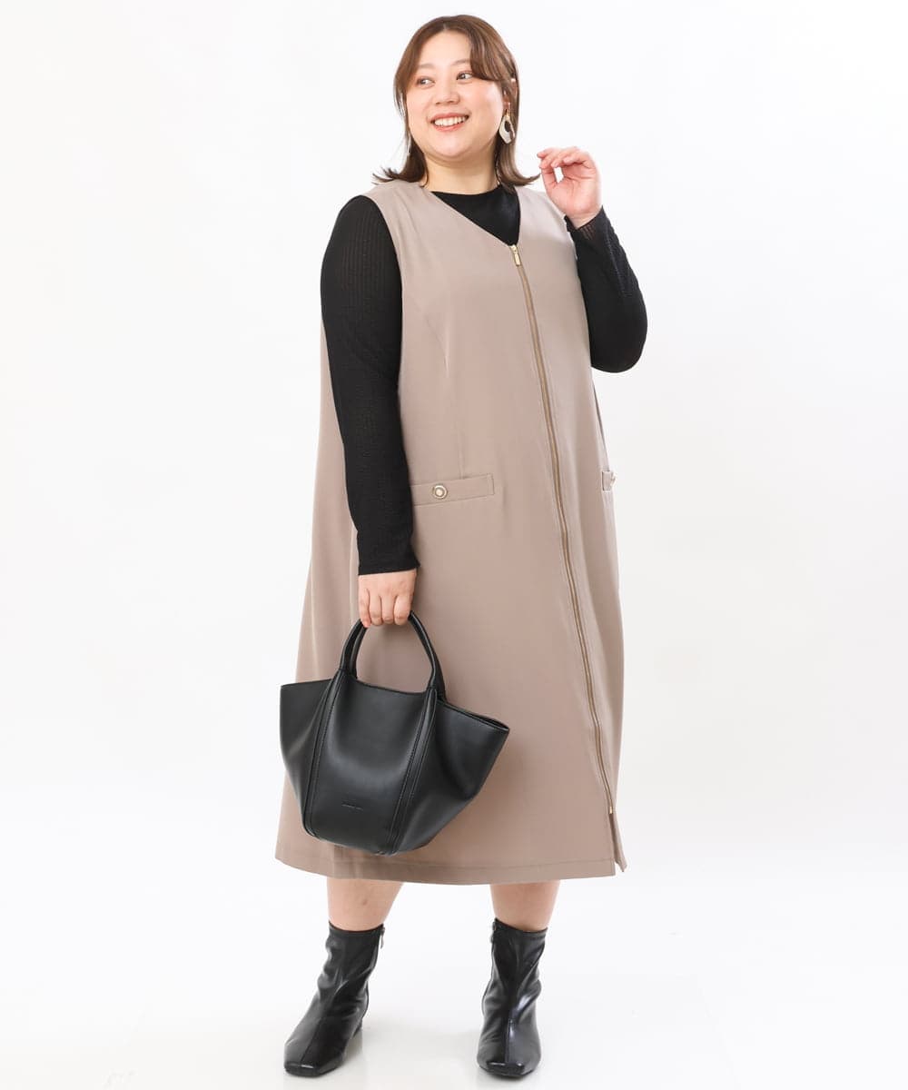 OZ5IS09055 eur3(エウルキューブ) 【maison vert】2WAYトートバッグ ブラック(94)