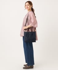 OZ5JA51049 eur3(エウルキューブ) 肩楽ナイロン2WAYショルダーバッグ ネイビー(57)